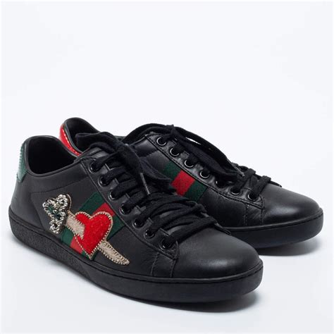 gucci ace heart dagger|ace sneakers Gucci.